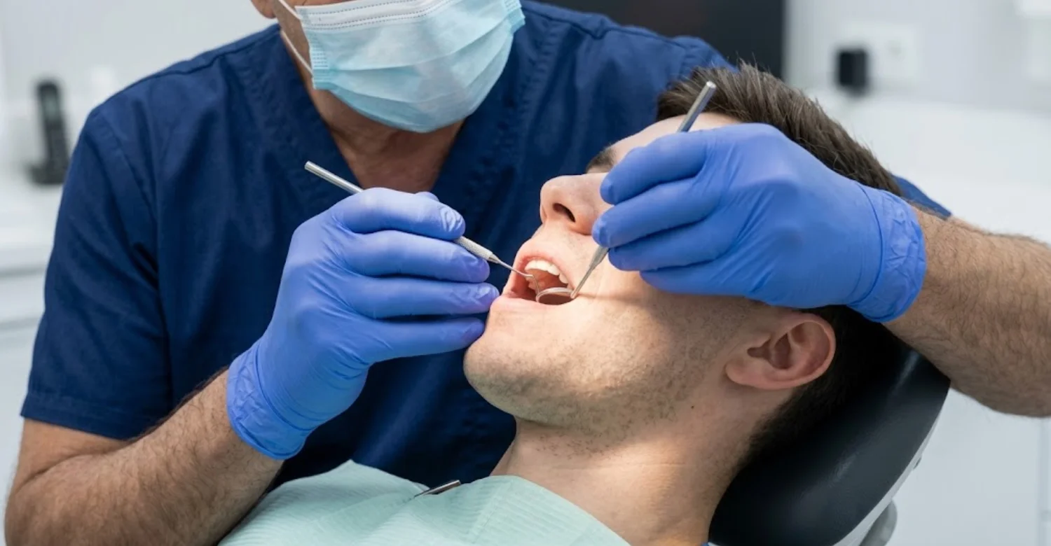 Chewing tobacco teeth damage inbody